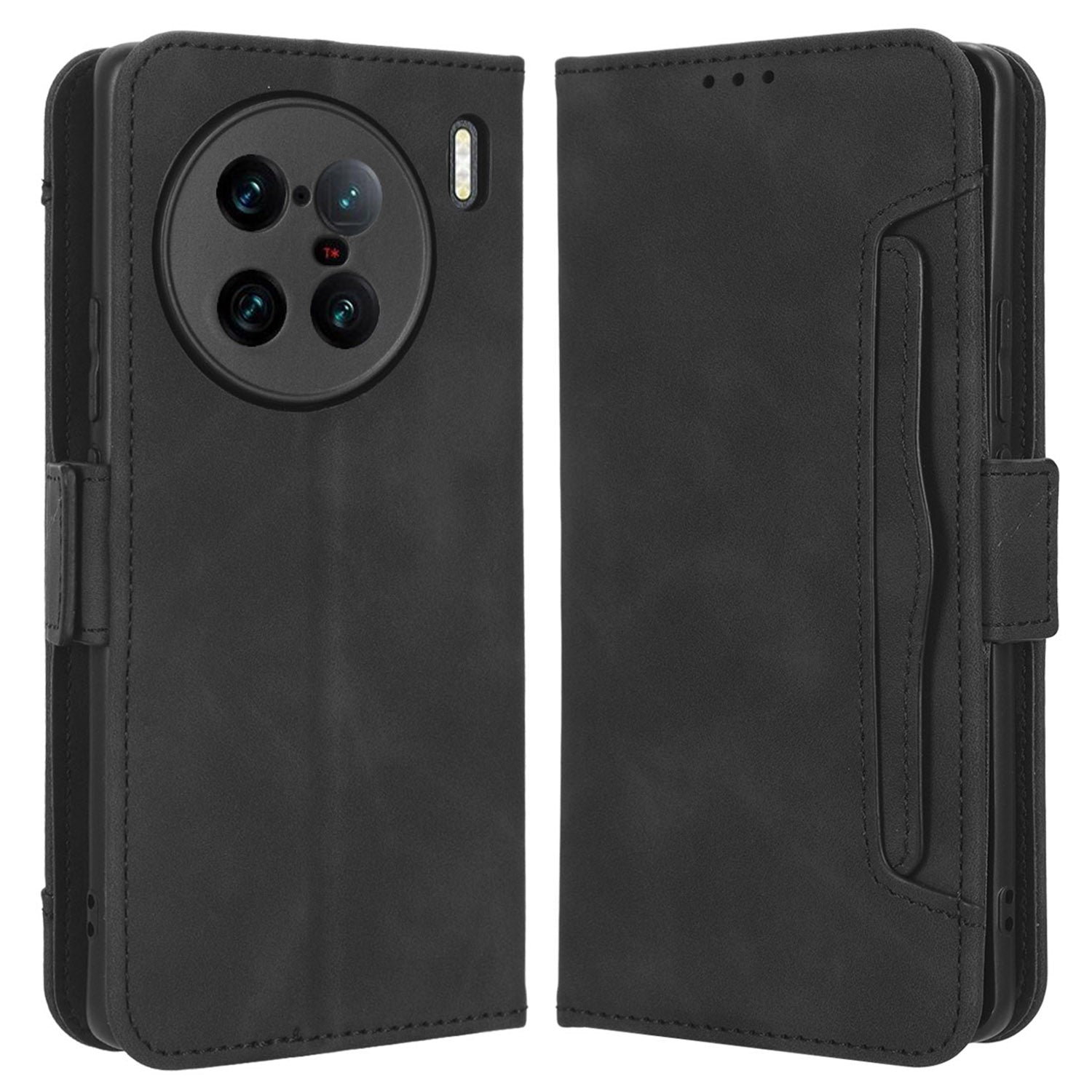 For vivo X90 Pro 5G PU Leather Flip Cover Multiple Card Slots Stand Wallet Phone Case For vivo X90 Pro 5G PU Leather Flip Cover Multiple Card Slots Stand Wallet Phone Case